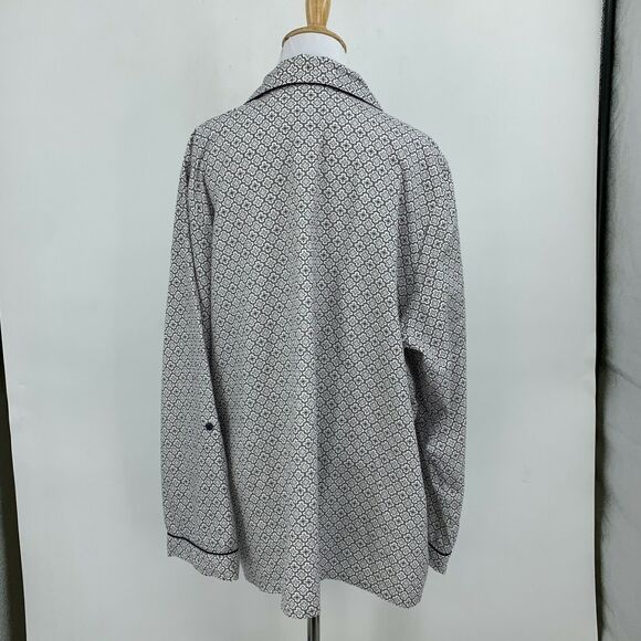 Nordstrom Lingerie Pajama Shirt Women Plus Size 2X Notch Collar Button Night Top - Picture 5 of 10